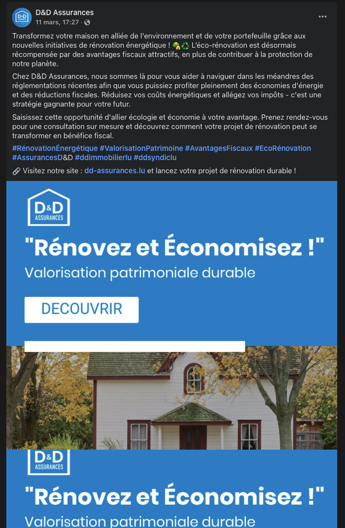 facebook post example